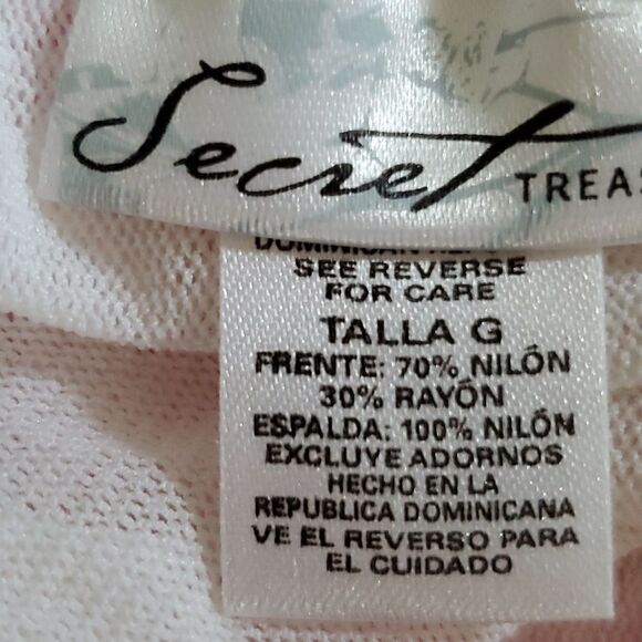 Secret Treasures Y2K White & Pink Cami Set NWT - Picture 6 of 8